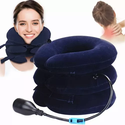 Inflatable neck stretcher.